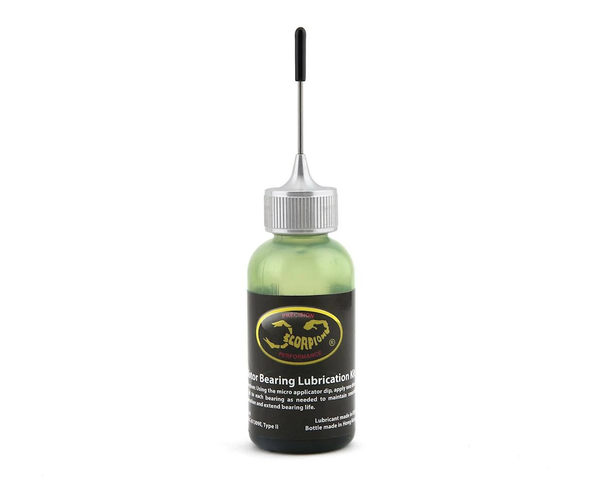 Scorpion Motor Bearing Lubrication Kit W/Aluminum Cap (23ml) 1 Scorpion Motor Bearing Lubrication Kit W/Aluminum Cap (23ml)