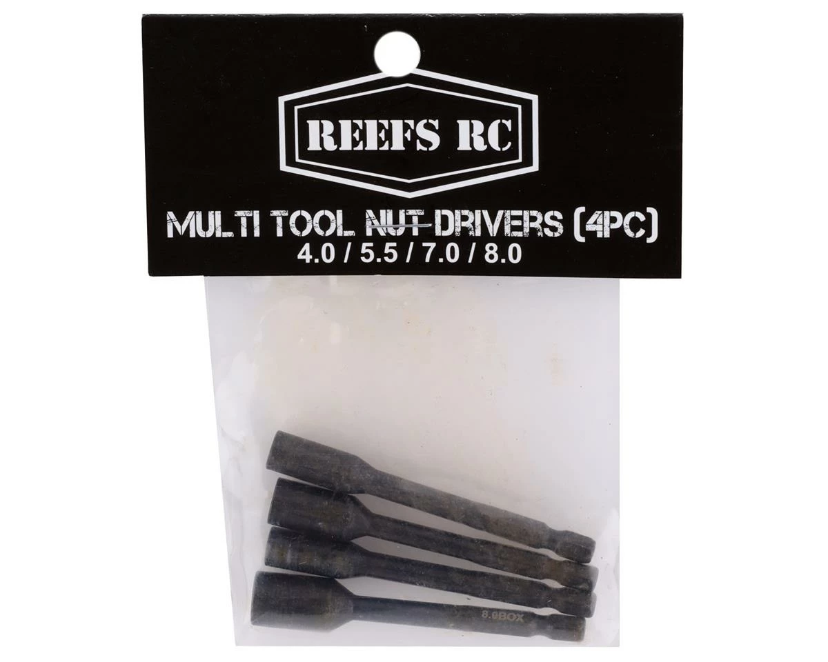 Reefs RC Multitool Metric Nut Driver Bits (4) (5mm Drive) 2 Reefs RC Multitool Metric Nut Driver Bits (4) (5mm Drive) - Image 2
