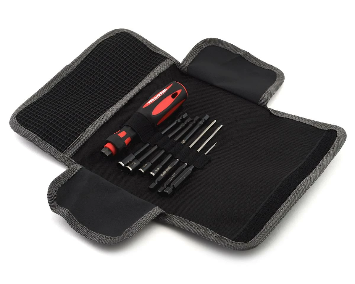 Traxxas 7-Piece Metric Hex & Nut Driver Essentials Set W/Carrying Case (1.5mm, 2mm, 2.5mm, 5.0mm, 5.5mm, 7.0mm, 8.0mm) 1 Traxxas 7-Piece Metric Hex & Nut Driver Essentials Set W/Carrying Case (1.5mm, 2mm, 2.5mm, 5.0mm, 5.5mm, 7.0mm, 8.0mm)