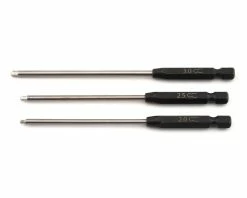 Traxxas Speed Bit Ball-End 1/4" Drive Hex Driver Set (3) (2.0mm, 2.5mm, 3.0mm)