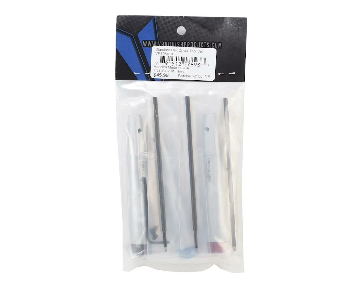 Vanquish Products Standard Hex Driver Tool Set W/Bearing Cap (0.05, 1/16, 3/32) 2 Vanquish Products Standard Hex Driver Tool Set W/Bearing Cap (0.05, 1/16, 3/32) - Image 2