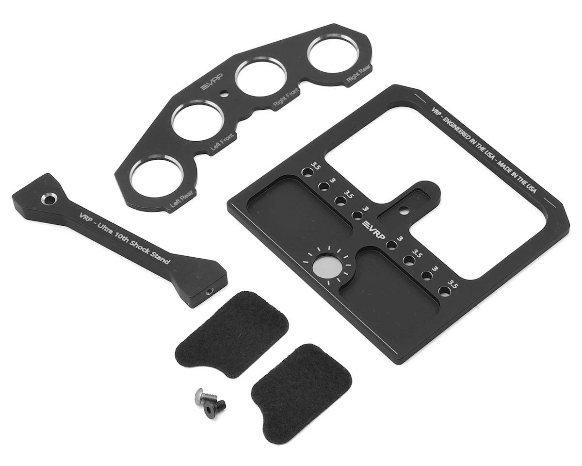 VRP 1/10 Aluminum Shock Stand W/Parts Tray & Storage Pouch (Black) 2 VRP 1/10 Aluminum Shock Stand W/Parts Tray & Storage Pouch (Black) - Image 2