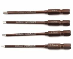 YEAH RACING 1/4” Drive Metric Power Tool Tip Set (4)