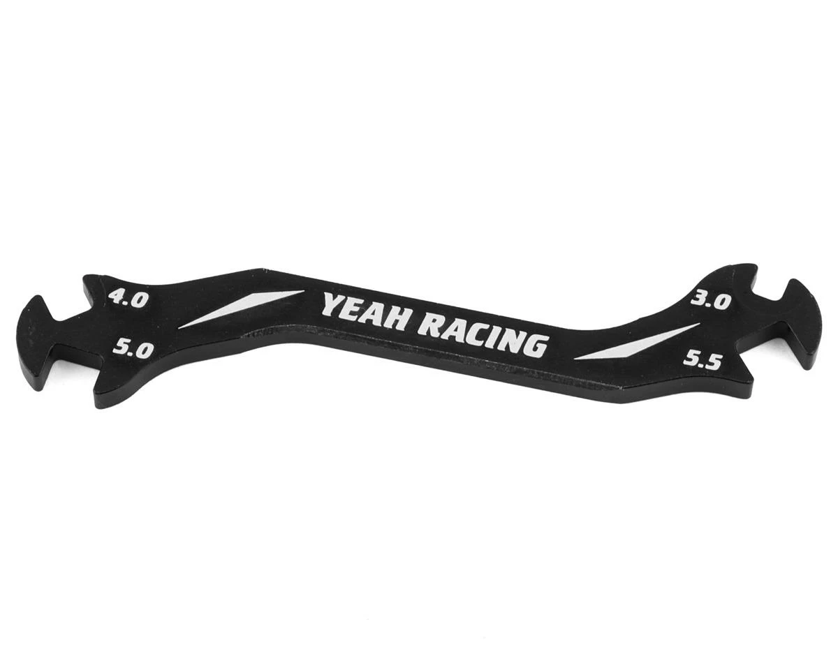 YEAH RACING Aluminum Turnbuckle Wrench (Black) (3, 4, 5, 5.5mm) 1 YEAH RACING Aluminum Turnbuckle Wrench (Black) (3, 4, 5, 5.5mm)