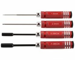 Yokomo Metric Hex & Nut Driver Set (1.5, 2.0, 5.5, 7.0mm)